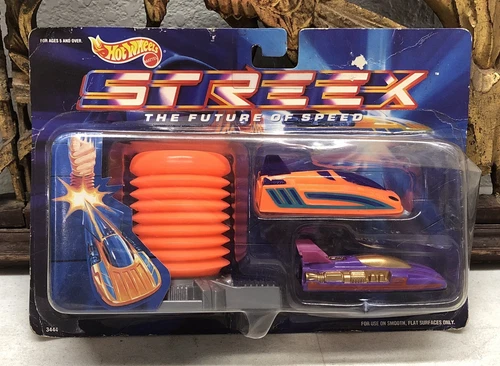 Vintage 1991 MATTEL HOT WHEELS STREEX 2 vehicles blister UNOPENED