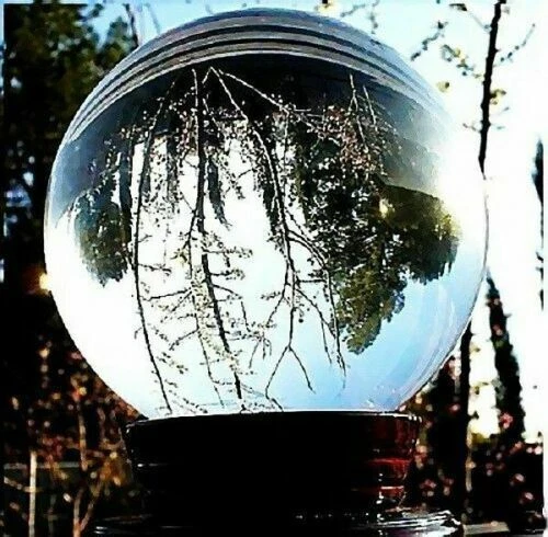120MM+stand Natural Clear Sphere Large Crystal Ball Healing Stone AAA1 - Picture 2 of 2