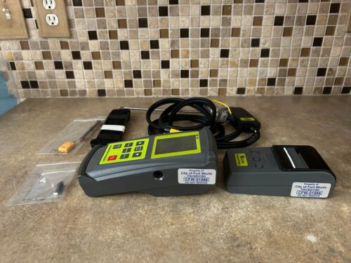 TPI 709 Combustion Analyzer W/ A740 Infrared Printer Flue Gas Analyzer DRC4-4 - Picture 6 of 9