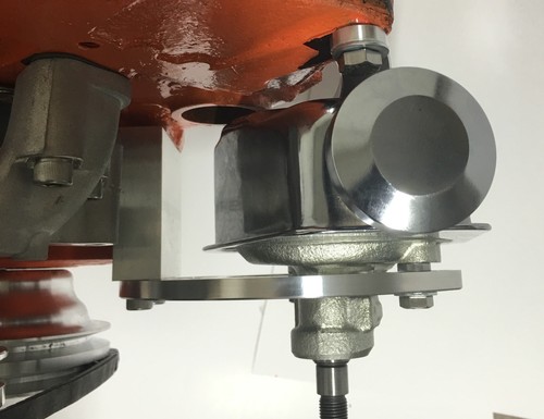 Small Block Chevy Long W/P New Saginaw Power Steering bracket SBC EWP LWP - Picture 4 of 12