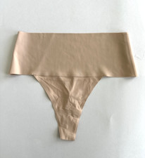 Rene Rofe F.I.T High Waist Seamless No Show Shaping Thong M -Tan-