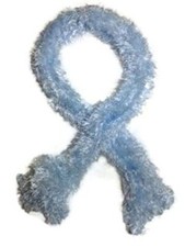 Magic Scarf - Super Soft Scarf - Angel Baby Blue  Silver