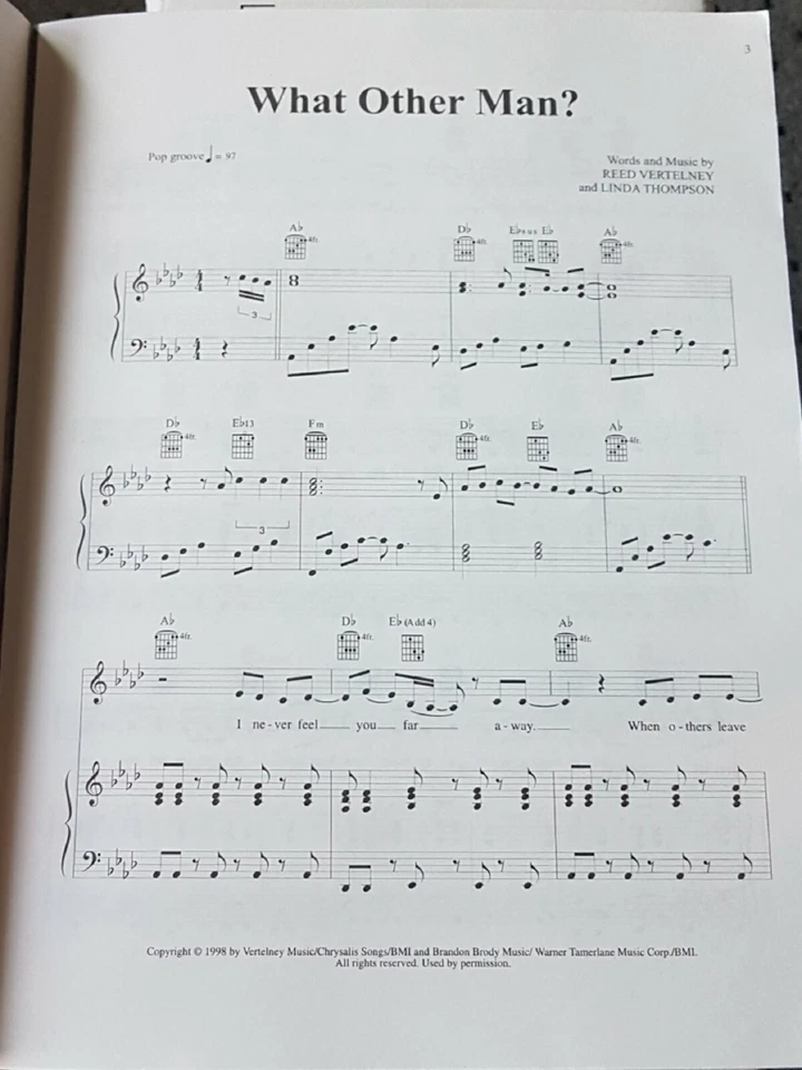 Natalie Grant Stronger Guitar Vocal Piano Sheet Music Book - Image 3 of 4