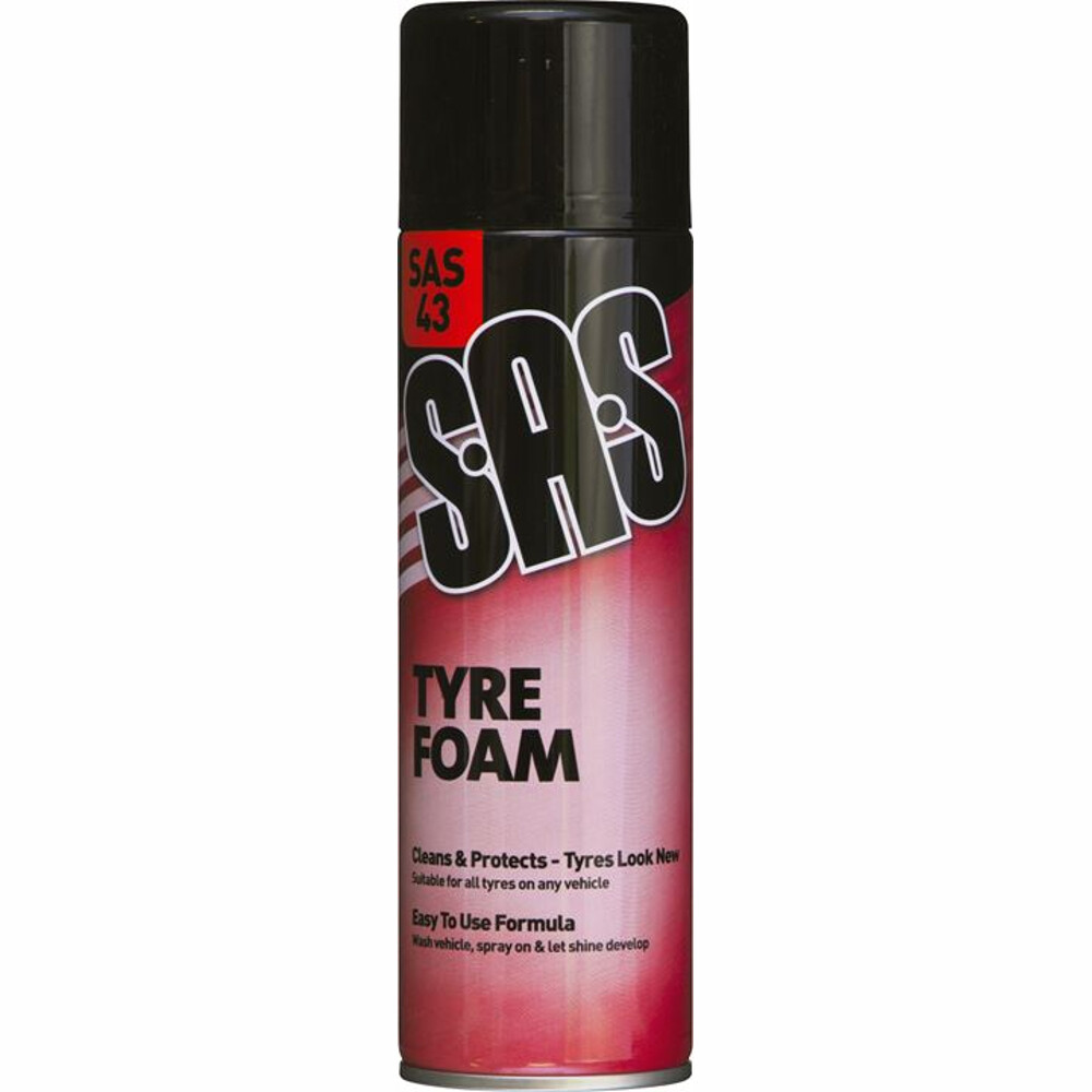 Tyre Foam SAS43 Pack of 6 x 500ml Aerosols