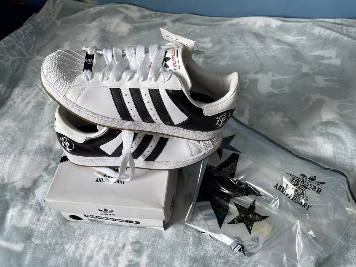 Adidas Superstar Shoes - Roc A Fella Records - 35th Anniversary 8 Jay Z West K