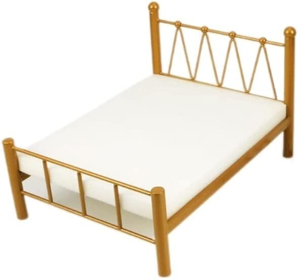 Eledoll 1/6 Dollhouse Bed Luxurious Furniture for 12 inch Fashion Doll