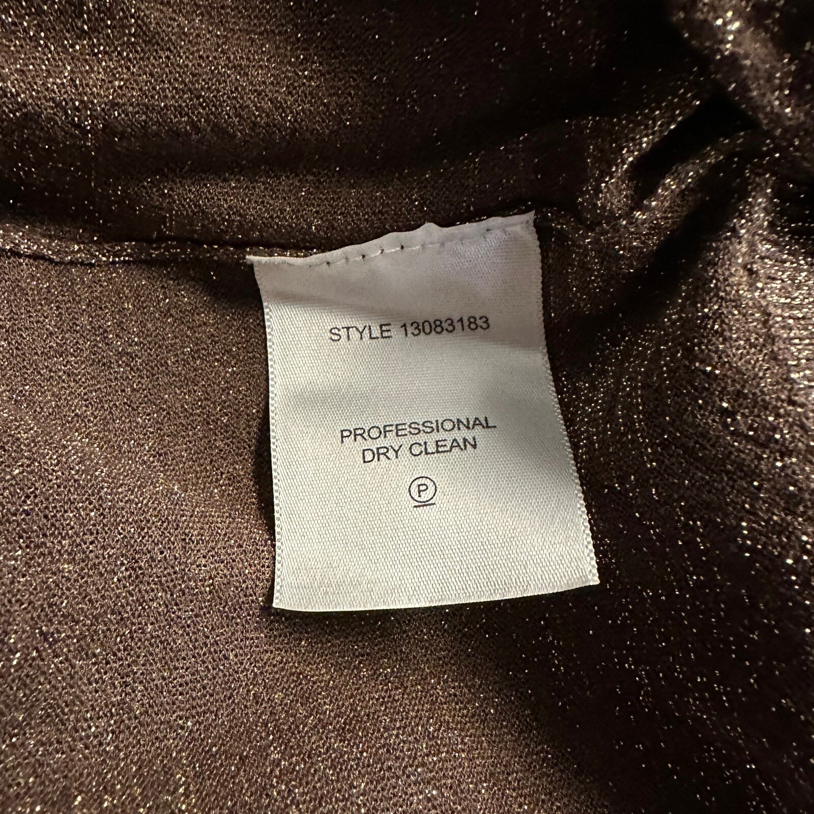 Vintage Tory Burch Women’s S Brown Gold Metallic Cardigan Sweater Logo Buttons thumbnail 6