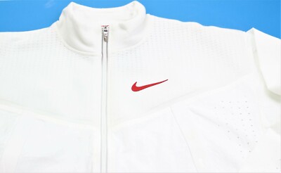 New Nike Sportswear Men's Jacket Windrunner Design White Men's