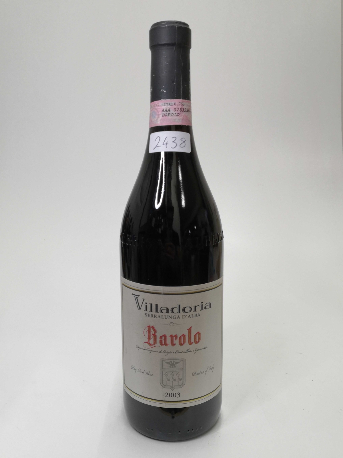 Vintage Bottle - Villadoria Barolo DOCG 2003 0,75 lt. - COD. 2438