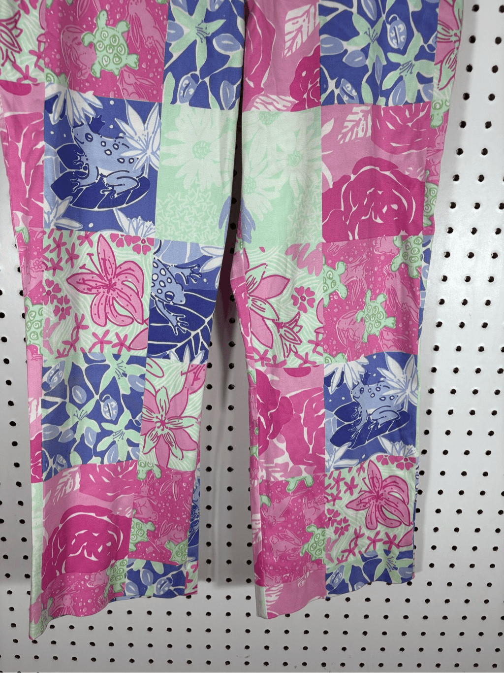 Lilly Pulitzer patchwork multi print trousers siz… - image 3