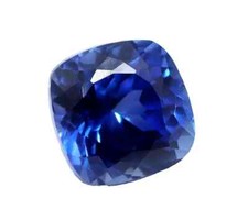 Certified Natural Blue Sapphire 11.15 Ct Cushion Cut Loose Gemstone With Gift