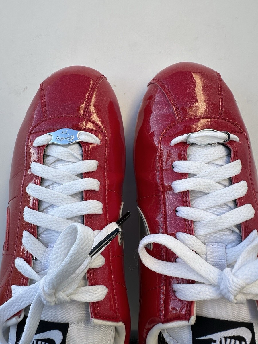 2016 Nike Cortez Basic Prem Qs Gym Red-White-Metallic Silver  display picture 3