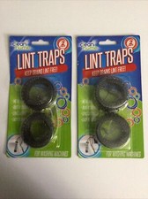 4 PC OF CLEAN HOME LINT TRAP FOR WASHING MACHINES