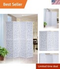 Giyano 70' H x 70' W Folding Screen Room Divider | Artful Space Organizer