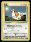 1999 Heavily Played Pokemon 57/102	Pidgey Base Set Non Holo English