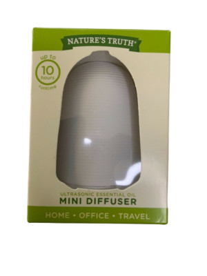 Nature s Truth Ultrasonic Essential Oil Mini Diffuser (Home Office Travel) 10hrs