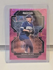 NOAH DEAN 2022 PANINI PRIZM DRAFT PICKS PINK VELOCITY PARALLEL #PDP159