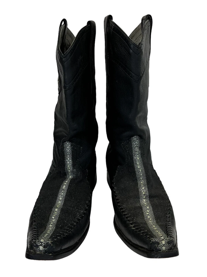 Los Altos мужской размер 12EE ковбойский вестерн подлинный скат экзотические ботинки - Изображение 2 из 4