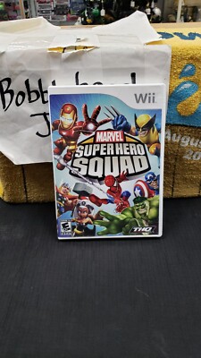 CIB MARVEL SUPER HERO SQUAD NINTENDO WII VIDEO GAME COMPLETE IN BOX