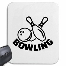 MOUSEPAD MAUSPAD BOWLING BOWLINGS KUGEL BOWLINGBAHN BOWLING CENTER BOWLINGS