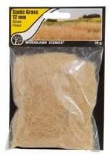Woodland Scenics FS628 Field System Static Grass Straw 1/2" 12mm Fibers