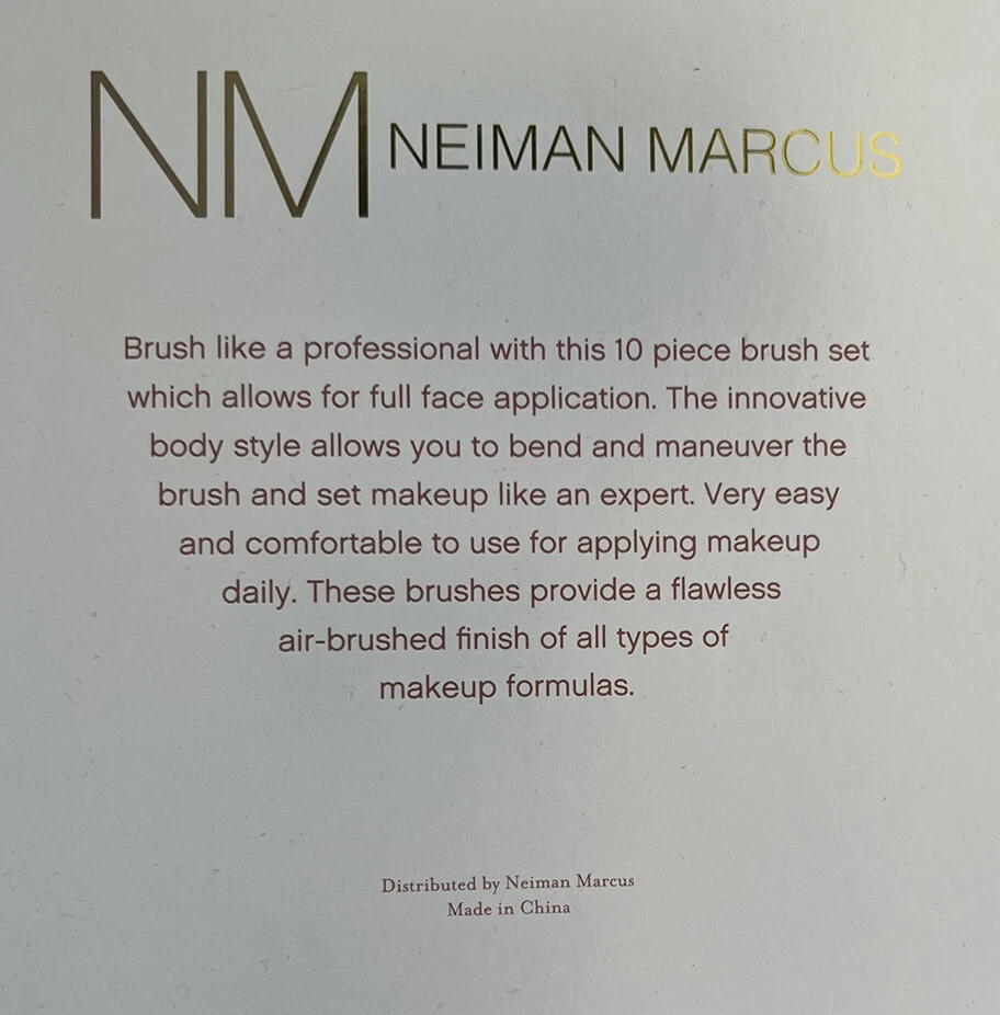 Pincéis Neiman Marcus. Brush to Perfection 10 peças. - Imagem 2 de 3