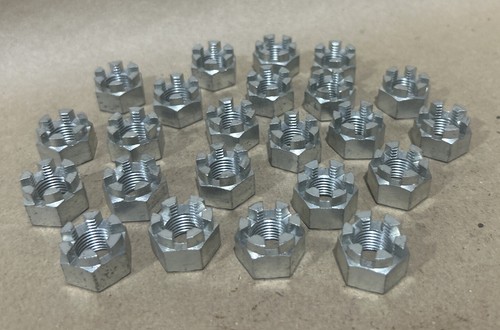 1/2"-20 Castellated Nut Lot of 2