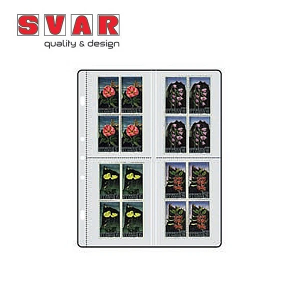 SVAR buste E - CLEARPHIL 4 tasche mm. 90 x 122 /10 Pezzi - Filatelia - 27435258