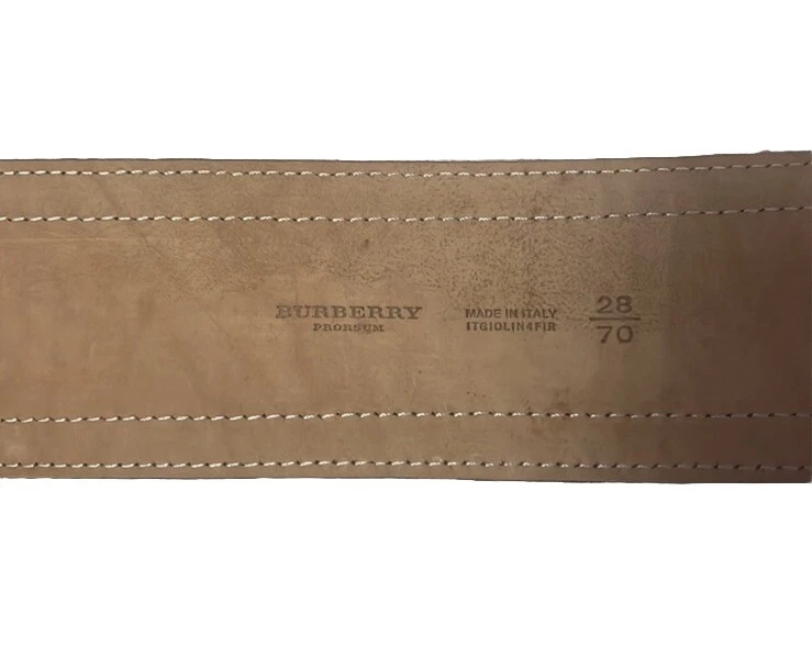 Auténtico cinturón Barbie Burberry Prorsum rosa charol 70 cm 28 pulgadas Foto 3 de 4