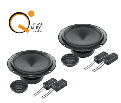 Audison Prima APK 165P Kit a 2 vie 16 cm 165 mm Woofer Tweeter Casse Auto
