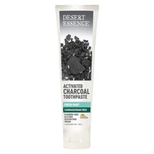 Activated Charcoal Carragenan Free Toothpaste 6.25 Oz By Desert Essence