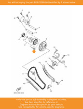 YAMAHA Cam, Decompression, BK6-E2288-00 OEM YZF125