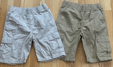 2 Pairs Children s Place Boys Khaki Chino Stretch Shorts Size 14