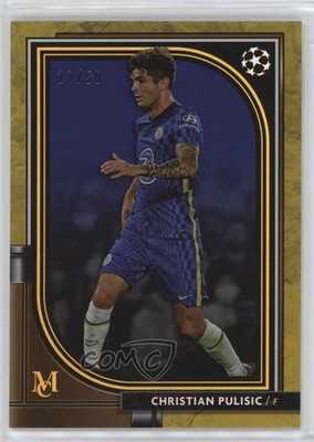 2021-22 Museum Collection UEFA Champions League Gold 27/50 Christian Pulisic n0c