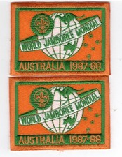 Boy Scout Two 1987-88 World Jamboree Patches ...
