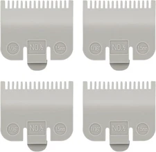 4 PCS Clipper Guards Set for Wahl, 1/2 Clipper Guard #3137-101, Premium Guards..