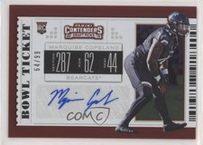 2019 Panini Contenders Draft Picks Bowl Ticket 64/99 Marquise Copeland Auto 04tw