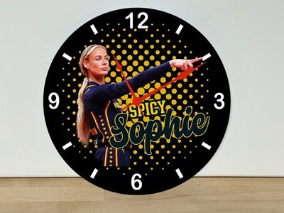 Sophie Cunningham Indiana Fever Wall Clock, Acrylic Print, Art Home Decor - F3