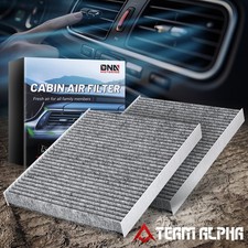 Fits 2011-2023 Dodge Durango Jeep Grand Cherokee WK Cabin Air Panel Filter 2Pcs