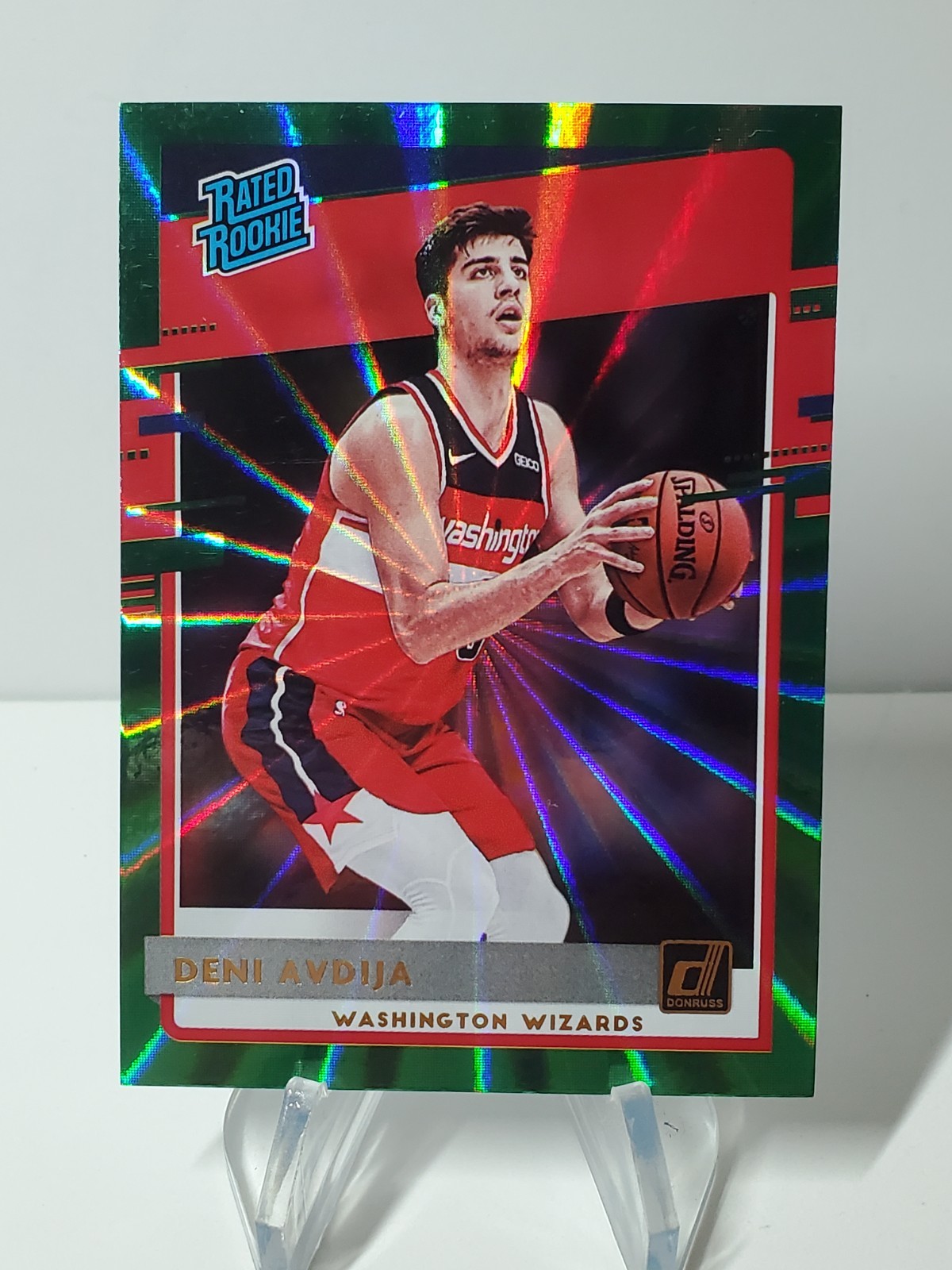 2020-21 Donruss "DENI AVDIJA" GREEN LASER Rated Rookie RC #205 TRAIL BLAZERS!🔥