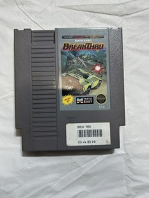 Breakthru Complete with Box & Manual CIB NES Nintendo