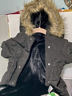 Cozy Insulated Dog Winter Coat with Faux Fur-Adjustable Fit for Large  Dogs 2XL