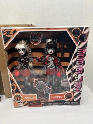 Monster High Meowlody & Purssephone Werecat Twins Creeproduction Doll 2-Pack