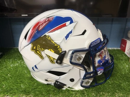 Josh Allen Signed Custom Painted Speedflex Beckett COA Bills Wyoming