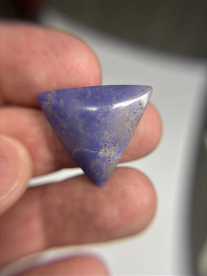 Purple Turkish Jade Cabochon Lavender Jadeite Lapidary Mineral Cab Gemstone 5.7 - Image 3 of 4