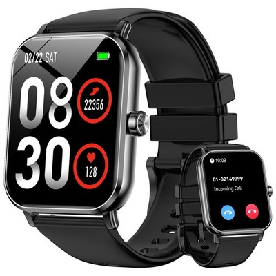 Smart Watch for Men Women, 1.85'' HD Fitness Tracker with Bluetooth Calls, 5 A...