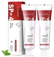 2 Pack Of Yayashi SP-4 Ultra+ Whitening Super Probiotic Toothpaste 120g.New