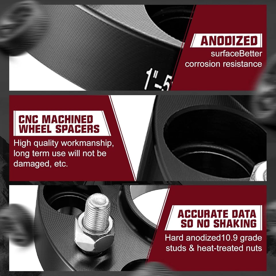 4PC 2" | 4x110 Wheel Spacers For Suzuki King Quad 400 450 500 700 750 Vinson 500 — 第 4/4 张图片