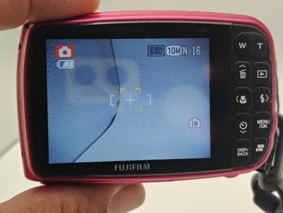 Fujifilm FinePix Z30 10.0MP Digital Camera Pink Tested & Working