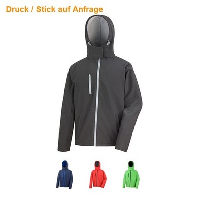 RESULT Herren Softshelljacke warmes Microfleece Kapuze S-3XL 230M NEU